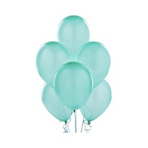 Balonevi Balon 12" Baskı Su Yeşili 100 Lü Çok Renkli