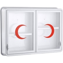 Cam 2 Kapaklı Ecza Dolabı 35x49x10 Cm 5224