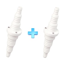 2'li Plastik Çek Valf. 19-22-25mm. Sealux Çek Valf