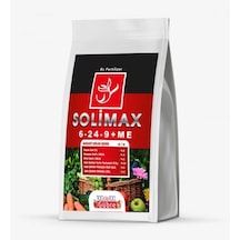 Solimax 6-24-9 NPK Gübre Ağaç Meyve Sebze Tarla Çiçek Gübresi 1 KG