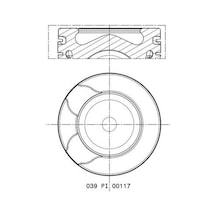 Piston Segman - Fiat Scudo - Mahle-039pı00117000