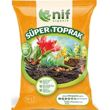 Nif Organik Süper Toprak Çiçek Bitki Fide Toprağı 10 L