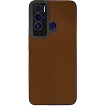 Newface - 745 - Tecno Pova Neo Kılıf Loop Deri Silikon - Ece-umay - - Kahverengi