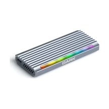 Usb 3.2 Gen2 Type C - M.2 Nvme & Sata Ssd Rgb Led'li Disk Kutusu Dk-ac-dsem5