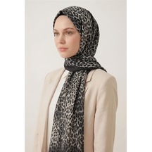 Silk Home Leopar Desen Pamuklu Füme 90x200 Soft Şal Çok Renkli