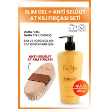 Slim Jel Inceltici-sıkılaştırıcı-bölgesel Incelme-çatlak Ve Selülit Krem-at Kılı Fırçası