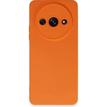 Newface - 63 - Xiaomi Redmi A3 4g Kılıf Nano İçi Kadife Silikon - Edntrend - - Turuncu