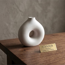 Premium - 14cm - Dekoratif Beton Vazo - Avangard - Lüks Tasarım - Özenli İşçilik 60595464