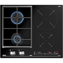 Teka JZC 64322 ABC BK (E4) Gazlı & İndüksiyonlu Ankastre Kristal Cam Ocak