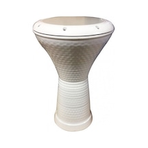 MASTERWORK ÇÖMLEK DARBUKA DÜZ BEYAZ MODEL