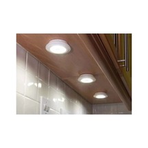 Uzaktan Kumandalı 3 Lü Spot Led Lamba Kablosuz Pilli Işıldak Abanoz