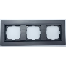 Ovivo Quantum Manyetik Gri Üçlü Çerçeve - 10 Adet