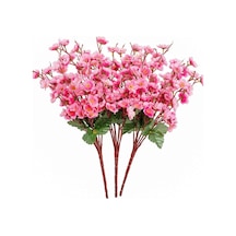 Yapay Çiçek Bahardalı Japon Kiraz Çiçeği 9 Dallı 35Cm Pembe 3 Dem