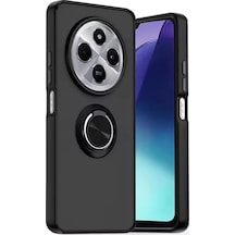 Newface Xiaomi Redmi 14c Kılıf Montreal Yüzüklü Silikon Kapak - Siyah