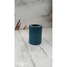 Yy7187 Küçük Çizgili Tealight Silikon Kalıp