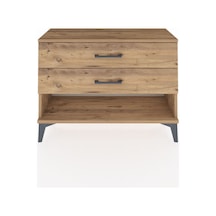 Arges Şifonyer 2 Çekmeceli 88x30x64 Çam-çam Atlas Çam