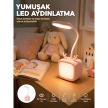 Kablosuz Led Masa Ve Gece Lambası Dekoratif Şarjlı Tasarım Çok Renkli 52846541