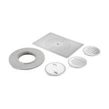 Fresh & Save Bowls Vakumlu Saklama Kabı Aksesuar Seti, S/m/l, 5 Parça Gri
