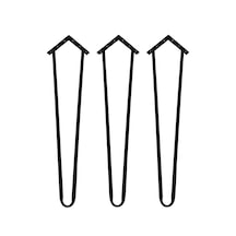 Grandehome Talya 3 Lü Set Ahşap Ve Kütük Sehpa Metal Firkete Ayak