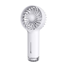 Mini Taşınabilir El Tipi Vantilatör, Şarj Edilebilir Küçük Vantilatör Beyaz,