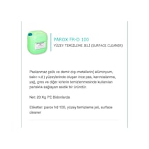 Pelox FRD Paslanmaz Temizlik Kimyasalı 30 KG