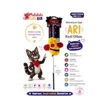 Matatabi Cats Arı Alüminyum Saplı Kedi Oltası Matatabi,çıngırak Ve Özel Hışırtı İçerir.özel Kumaş