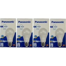 Panasonic 8,5w 60w 2700k Sarı Işık E27 Duylu Led Ampul 4 Adet