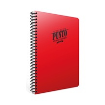 Gıpta Spiralli Defter Punto Plastik Kapak Çizgili 100 Yp A4 3-6536000-2011 Çok Renkli