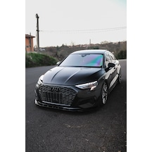 Audi A3 Sedan Ve Sportback Advanced 2020-2024 Ön Lip Sportif Ön Tampon Eki