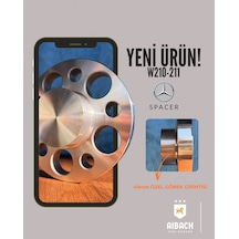 Mercedes W210-211 Uzun Göbekli 5x112-66.6 15 Mm Spacer Tr İlk Ve Tek Ürün