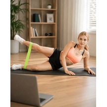 Spor Antrenman Direnç Bandı Esnek Dayanıklı Egzersiz Ve Fitness L