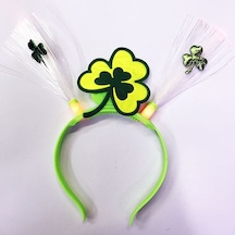 Led Işıklı Yanar Söner Yeşil Renk Oktoberfest Partisi Tacı 25x13 Cm Çocuk