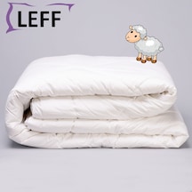 Leff Tek Kişilik Yün Yorgan 155X215, %100 Yün Dolgu