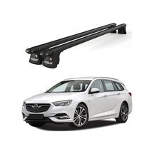 Trio-ıı Opel İnsignia Kombi 2018 Ve Sonrası Uyumlu Siyah Kilitli Ara Atkı 120cm Port Bagaj Tavan Barı