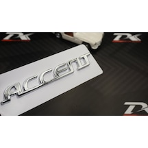 Hyundai Accent Bagaj Abs 3M 3D Yazı Logo  Amblem