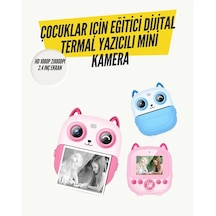 2.4' Ekranlı Mini Kamera - 1080p Kayıt + Mürekkepsiz Yazdırma