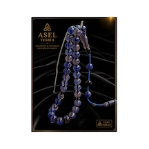 Sıkma Kehribar Tesbih 9 Mm Küre Kesim Usta İmzalı Sıralı Sistem Püskül Şık Ve Koleksiyonluk Mavi - 874274420 Mavi - 874274420 Mavi