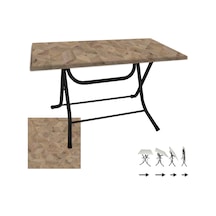 Klasik Katlanır Masa 70x120 Cm - Werzalit, Wermodin Ve Allzalit Tabla - Edgy Wood Çok Renkli