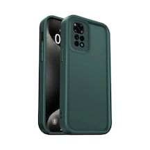 Redmi 10 2022 Kılıf Viera Silikon - Koyu Yeşil Bz8683140834708