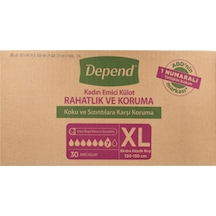 Depend Kadın Emici Külot Hasta Bezi Ekstra Büyük Boy XL 30'lu