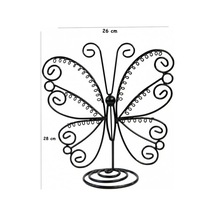 İthal Metal Siyah Renk 26x28cm Küpe Standı