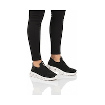 Pierre Cardin Siyah Beyaz Fileli Hafif Kolay Giyilebilir Kadın Spor Ayakkabı Pcı-10101 G Siyah - Beyaz