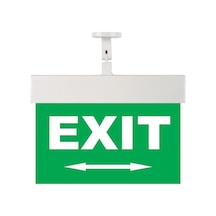 Mutlusan Cexa-8-02 Exit Acil Aydınlatma Armaturu Beyaz