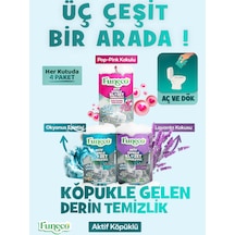 Klozet Wc Temizleyici Set, Her Kutuda 4 Paket, Lavanta, Okyanus, Pop Pink