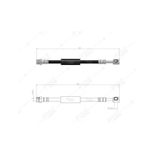 SVAC 100273 Arka Sol Fren Hortumu Q7 16- Q8-Touareg 18-