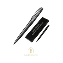 Kalemhane Scrikss Kişiye Özel Tükenmez Kalem Özel Kutulu Ömür Boyu Garantili Hediye Paketli Siyah