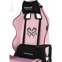 Rio Balerion Terletmez Kadife Kumaş Pembe Gaming Oyuncu Koltuğu - 2 Pembe