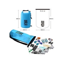 Wondernest Çift Omuz Su Geçirmez Pvc Çanta, 20l Kapasite, Pembe Outdoor Su Geçirmez Çuval Çanta Pembe