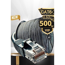 M108xf 500 Metre Internet Kablosu/ftp0.60mm Cat6 Iki Kat Korumalı/iç Dış Mekan/500m Ethernet Kablosu-126942