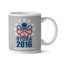 Hydra 2016 Nwo Captain America İki Tarafı Baskılı Kupa Bardak Çok Renkli